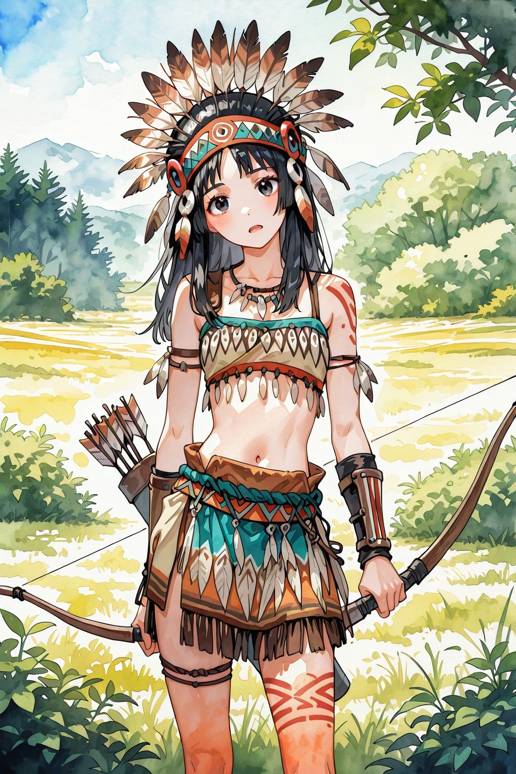 大草原の空の下７２