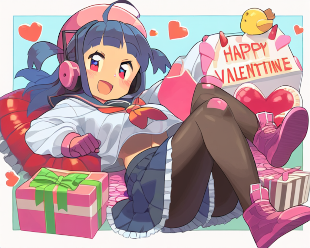 バカには見えないチョコをやろう！