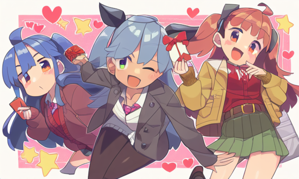 バカには見えないチョコをやろう！
