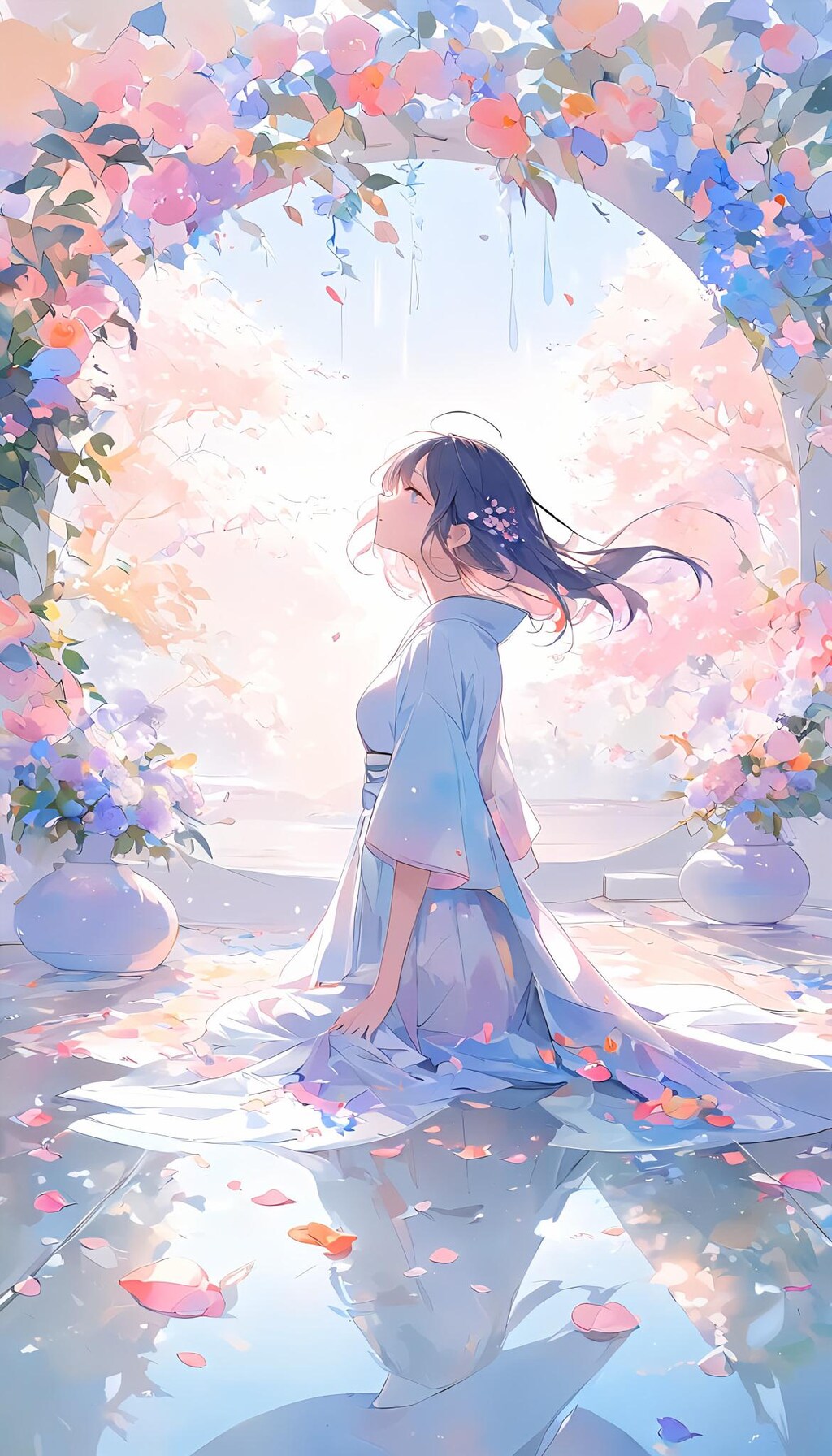 花と少女