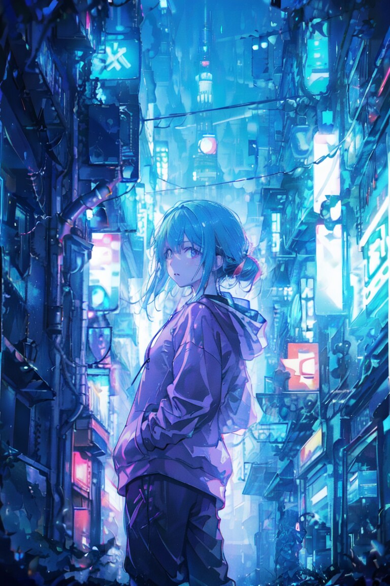 蛍光、喧噪、薄曇り。