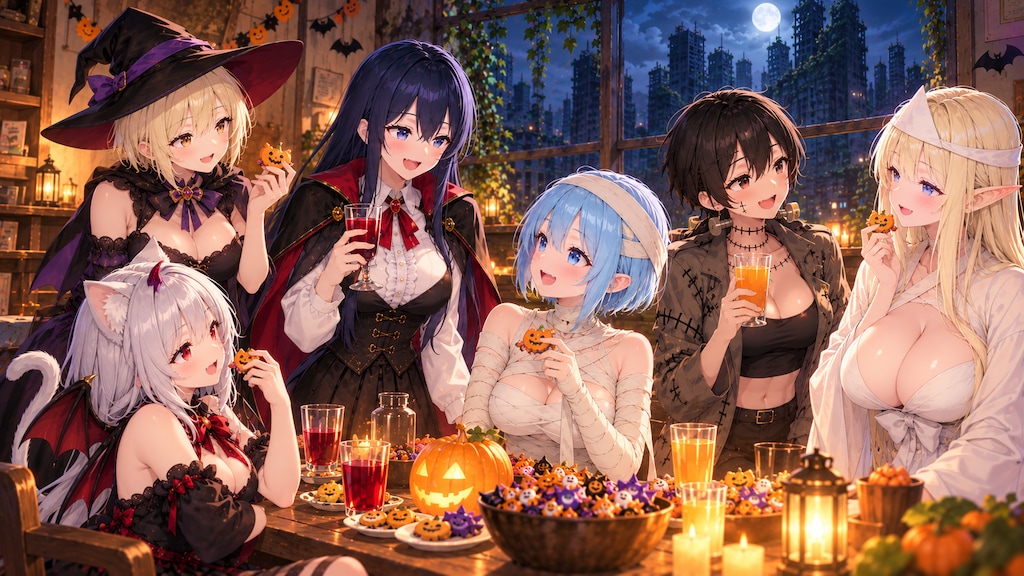 終末世界でハロウィン