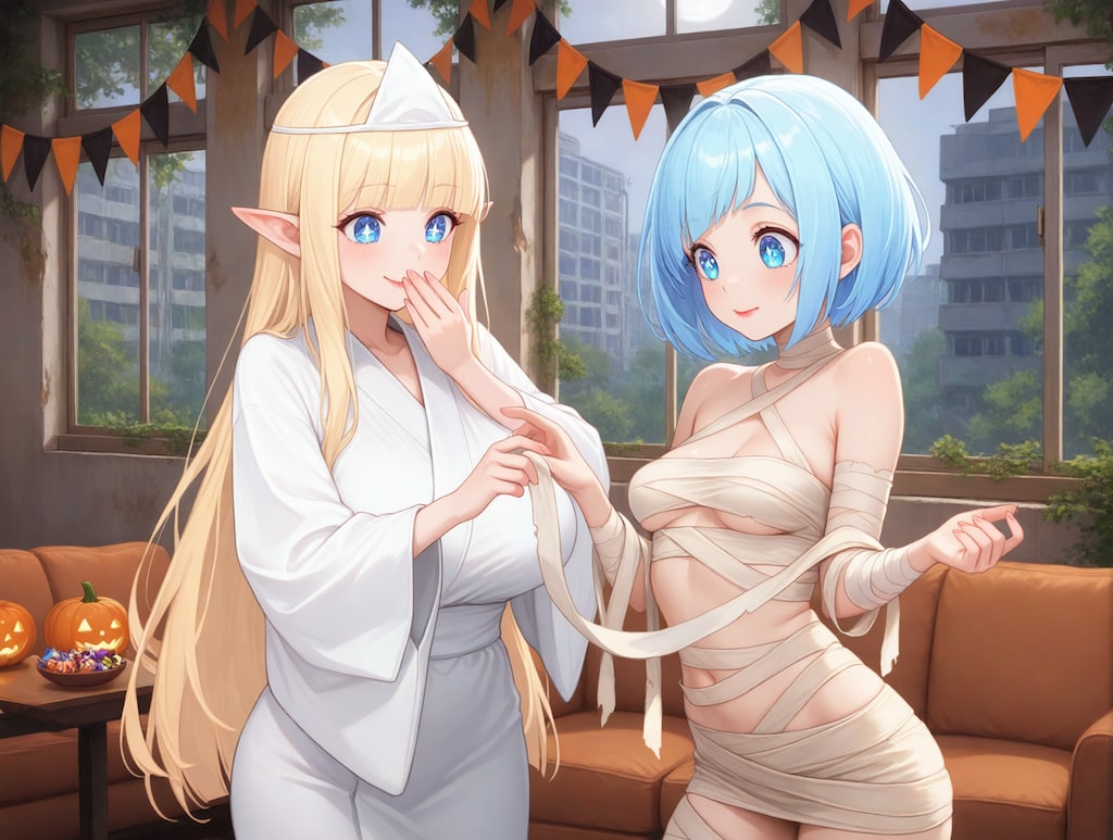 終末世界でハロウィン