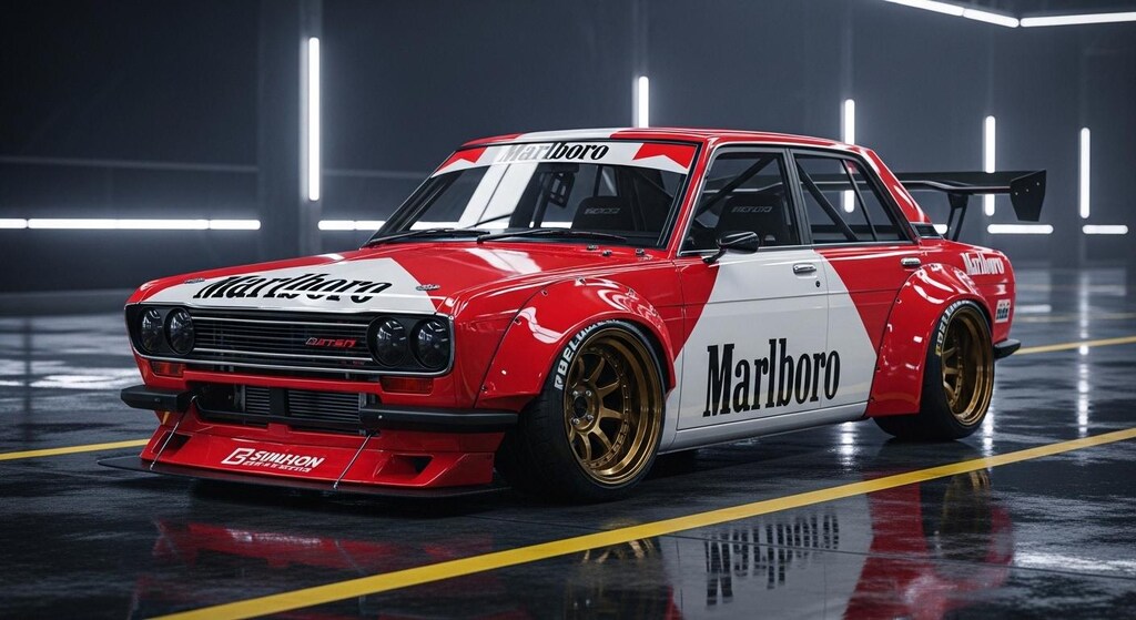 マルボロ510ブルーバードレーシングカー