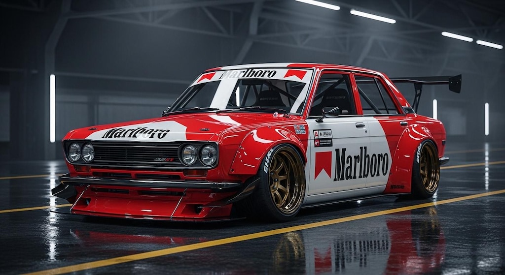 マルボロ510ブルーバードレーシングカー