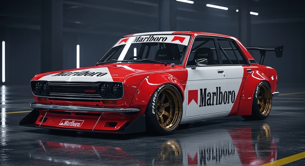 マルボロ510ブルーバードレーシングカー