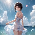 ワンピースの少女 2枚目