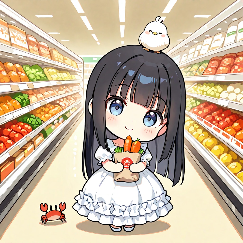 おやさいをかいに | の人気AIイラスト・グラビア