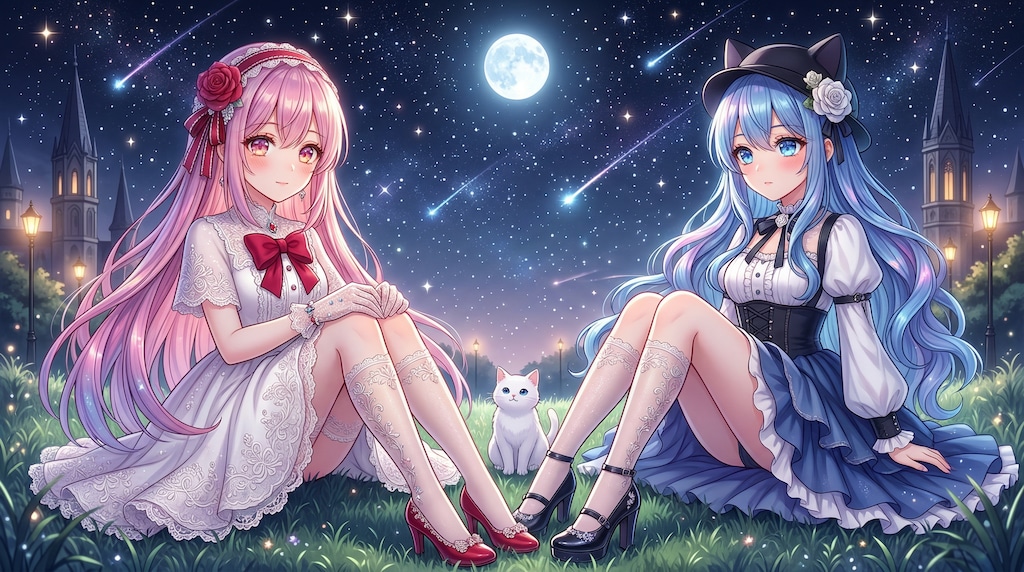 星空の静寂な語らい