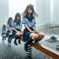 女子とシーソーに乗るにはヴィーガンでなければならない！ 7枚目