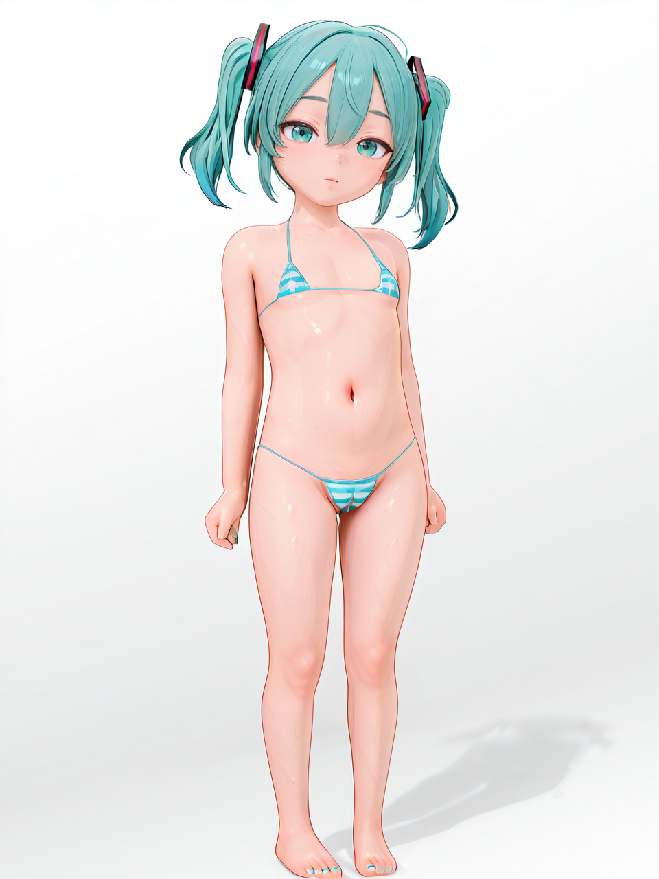 自家製画風3Dレンダー化テスト