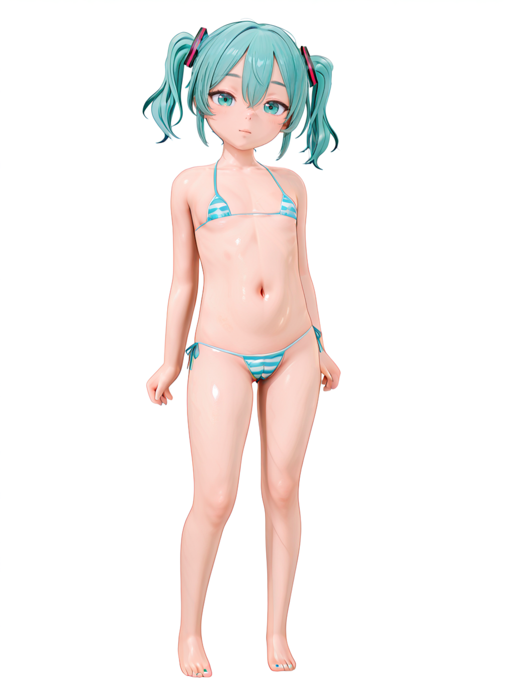 自家製画風3Dレンダー化テスト