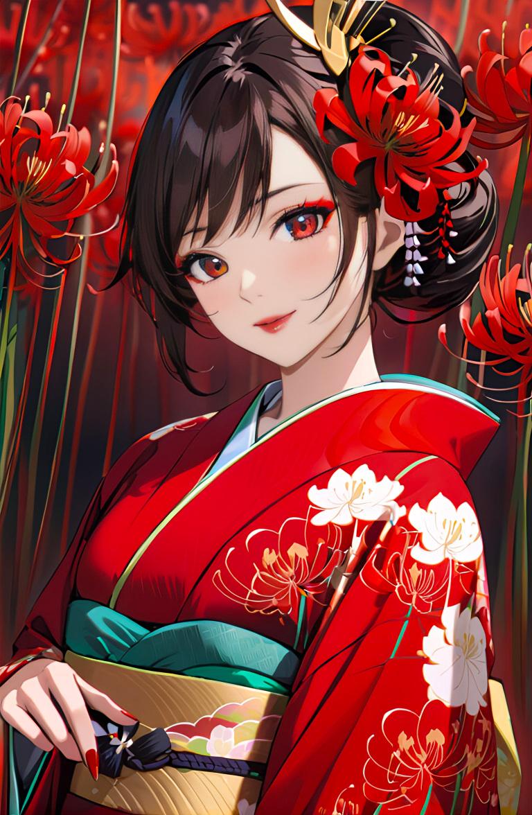 彼岸花 | の人気AIイラスト・グラビア