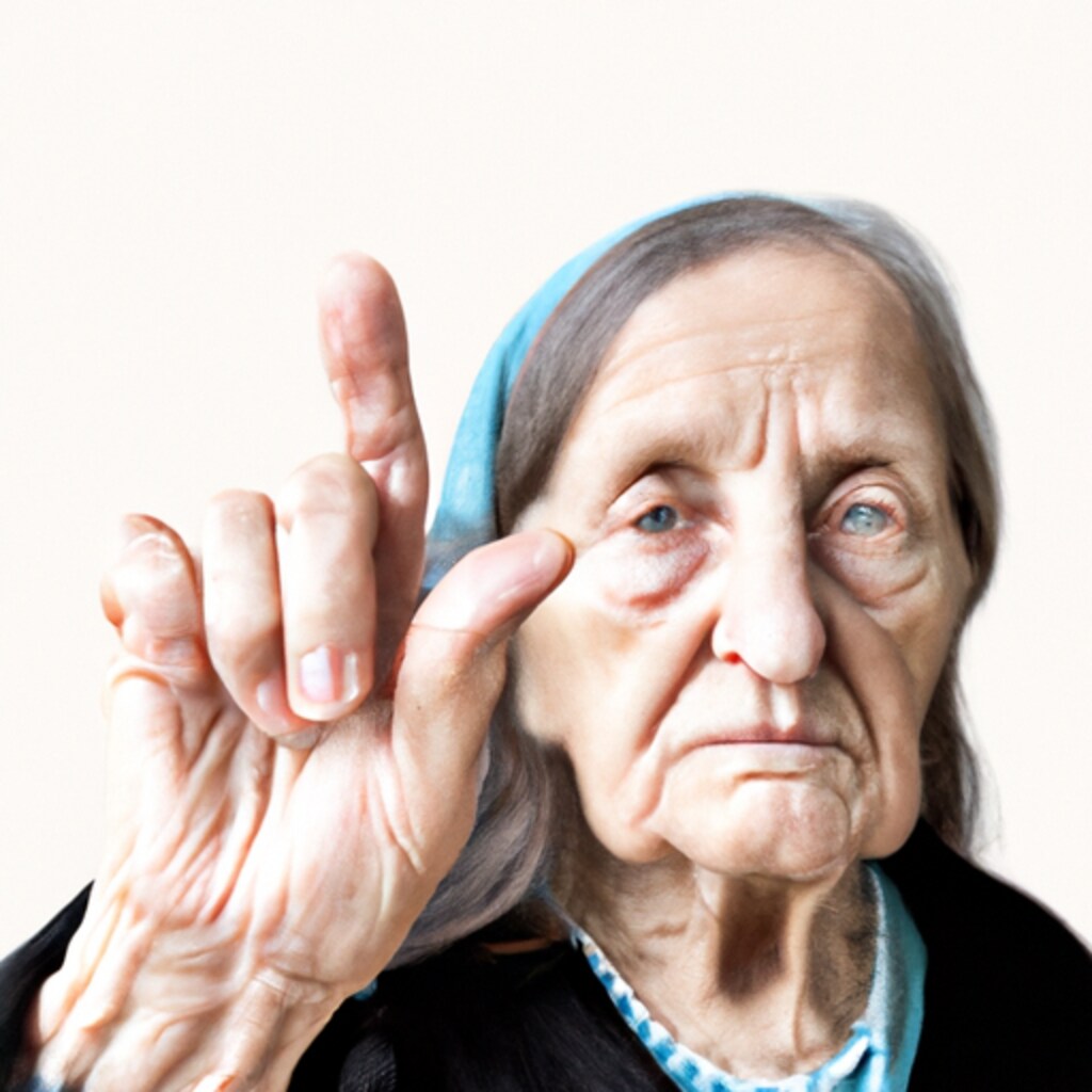 お婆ちゃんの怒り