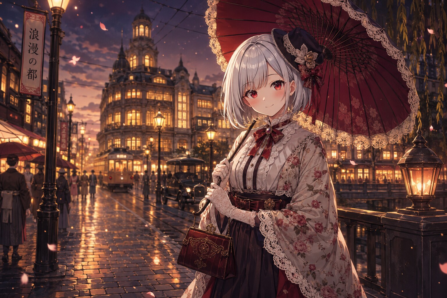 大正浪漫　夕 | の人気AIイラスト・グラビア