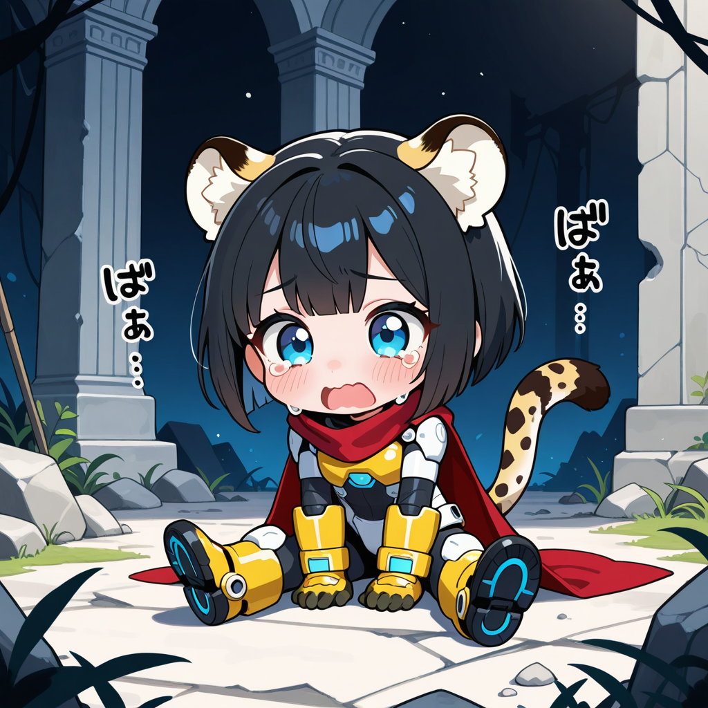 ちび過ぎるケモミミパワードスーツ