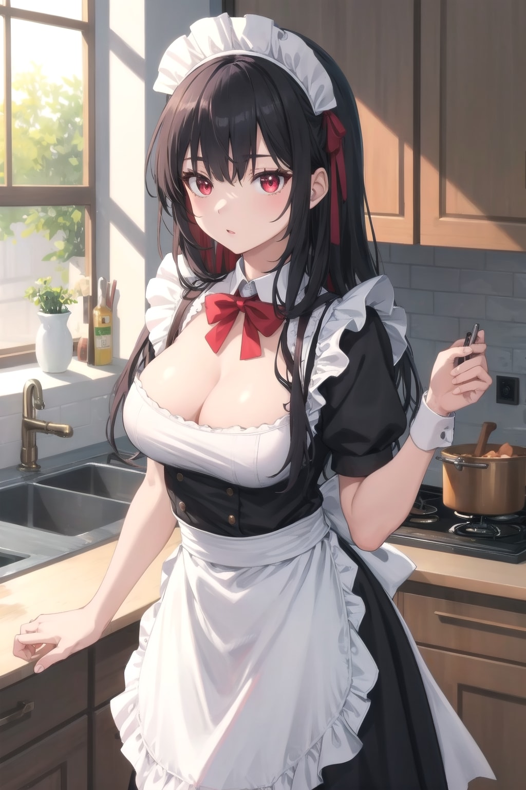 キッチン、リナちゃん