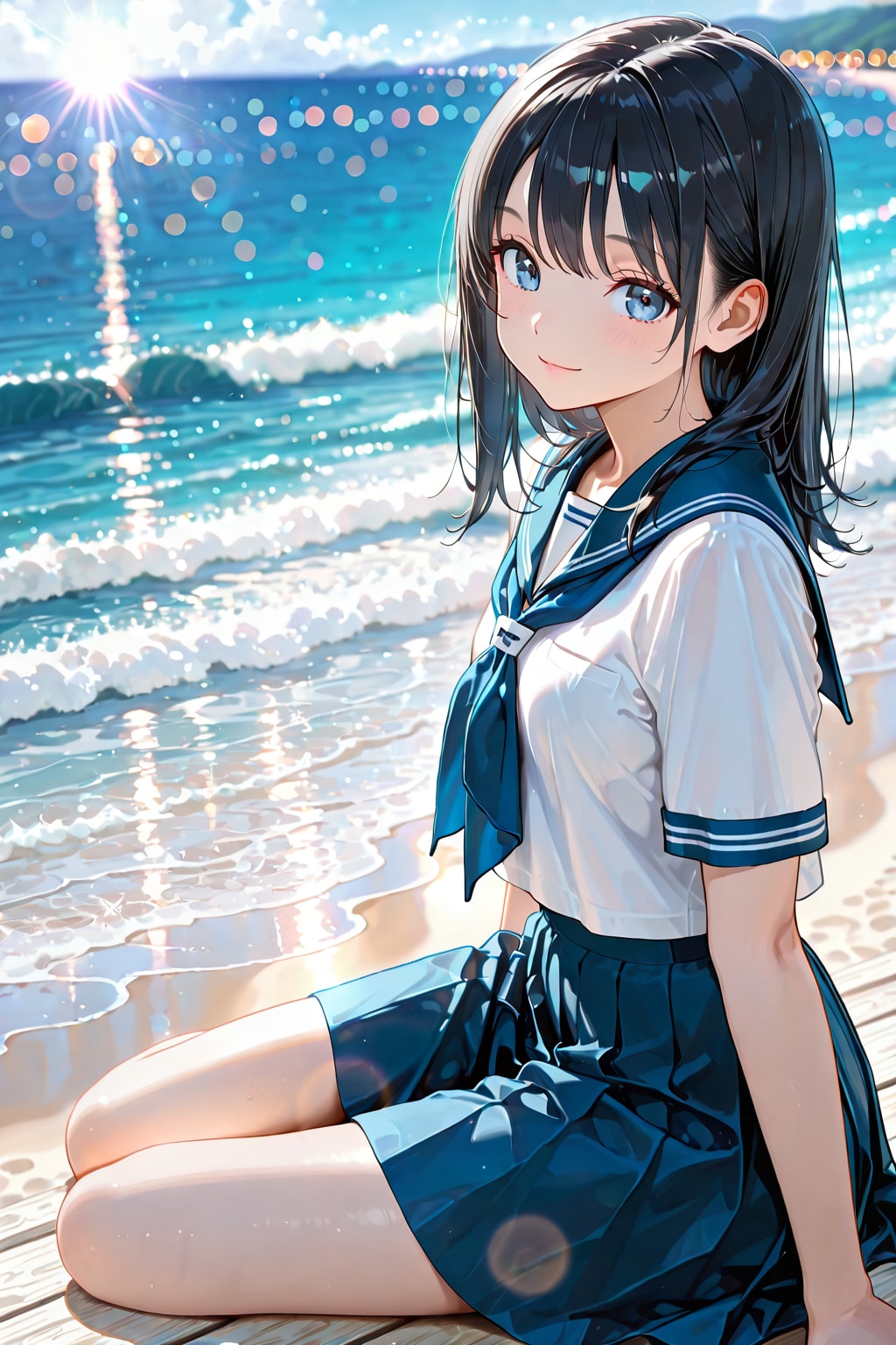 夏の砂浜(ECHIDNA)(22) | の人気AIイラスト・グラビア