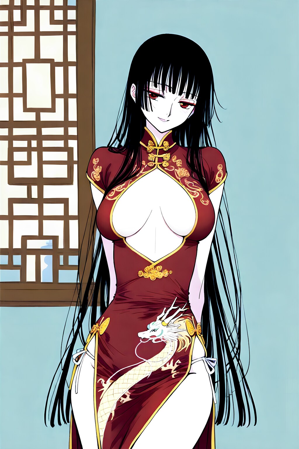 BEHIMOTH,GRYPHON,WAVEさんでチャイナドレスさん