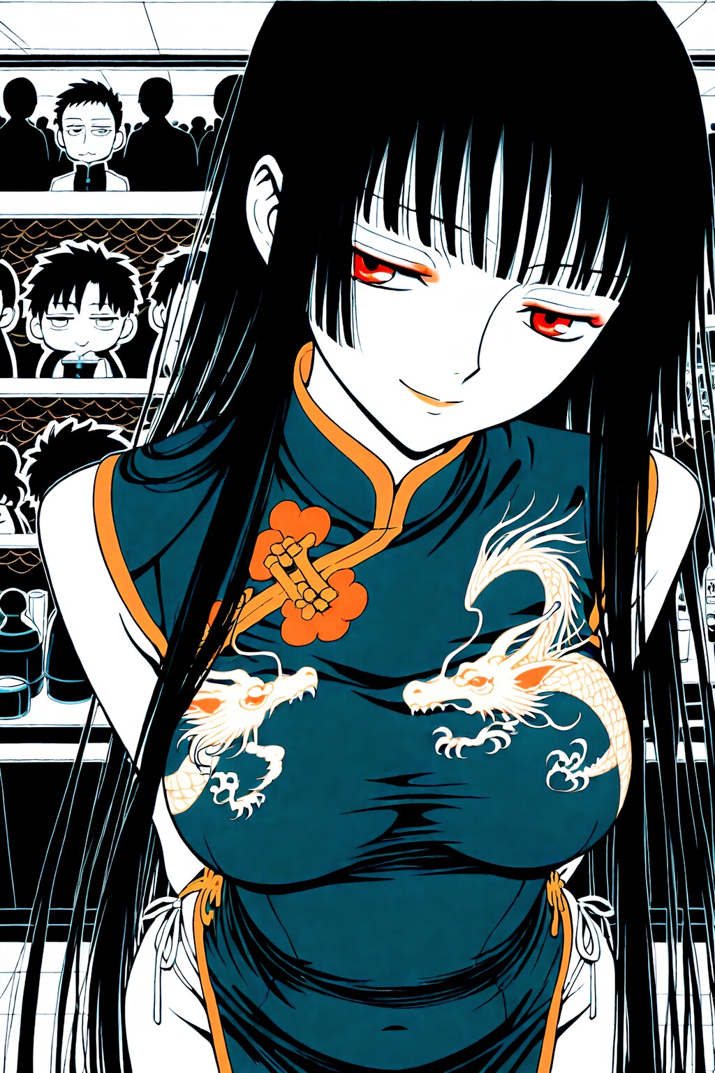 BEHIMOTH,GRYPHON,WAVEさんでチャイナドレスさん