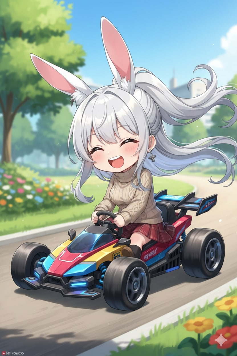 ミミ四駆なのです🐰🎶 | の人気AIイラスト・グラビア