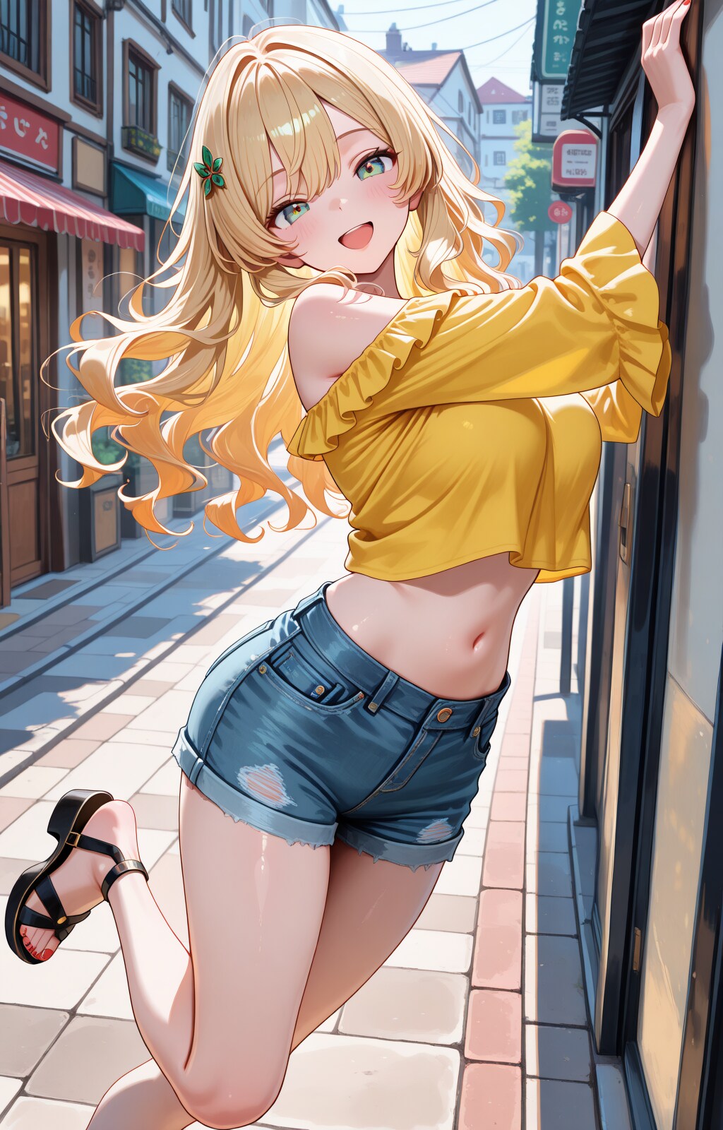 金髪ガール