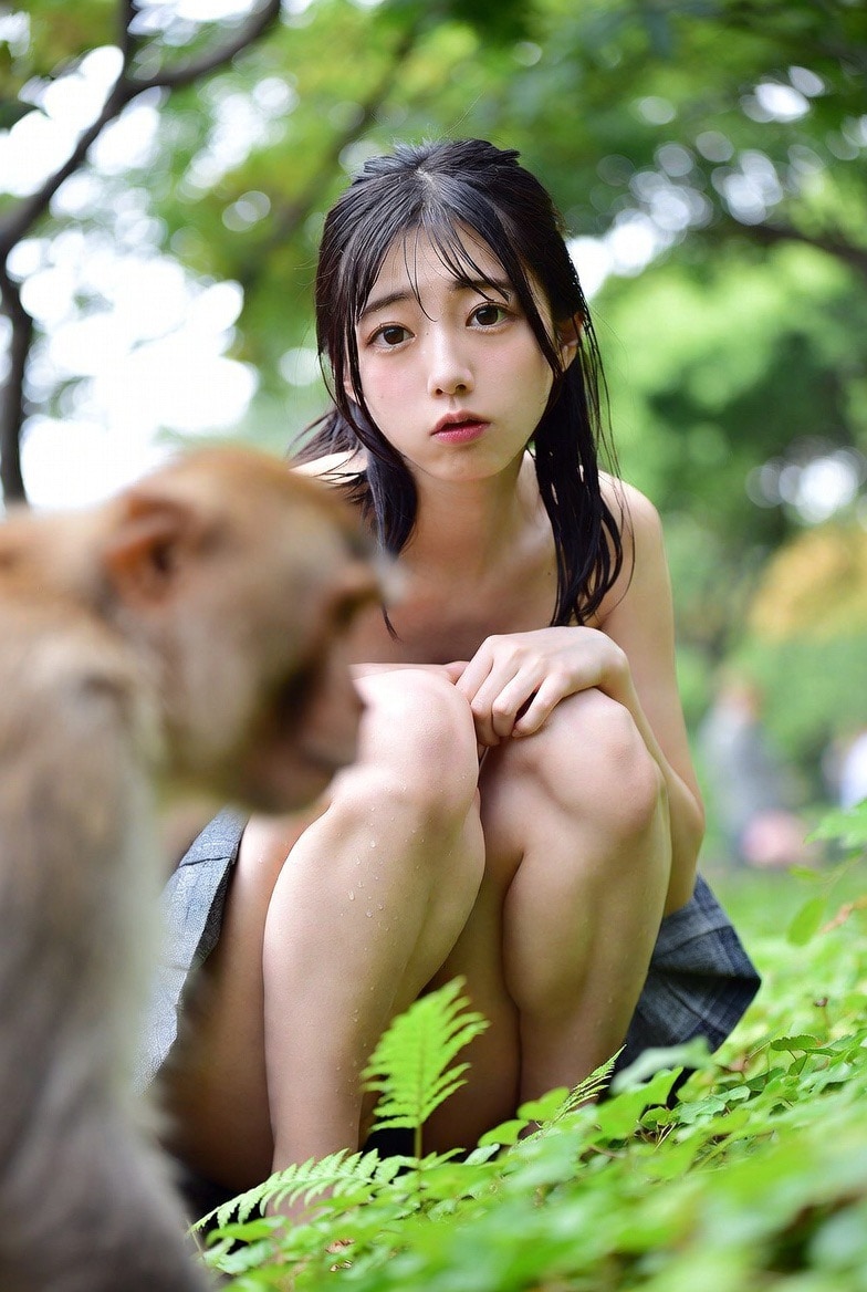 なんだ、猿か〜