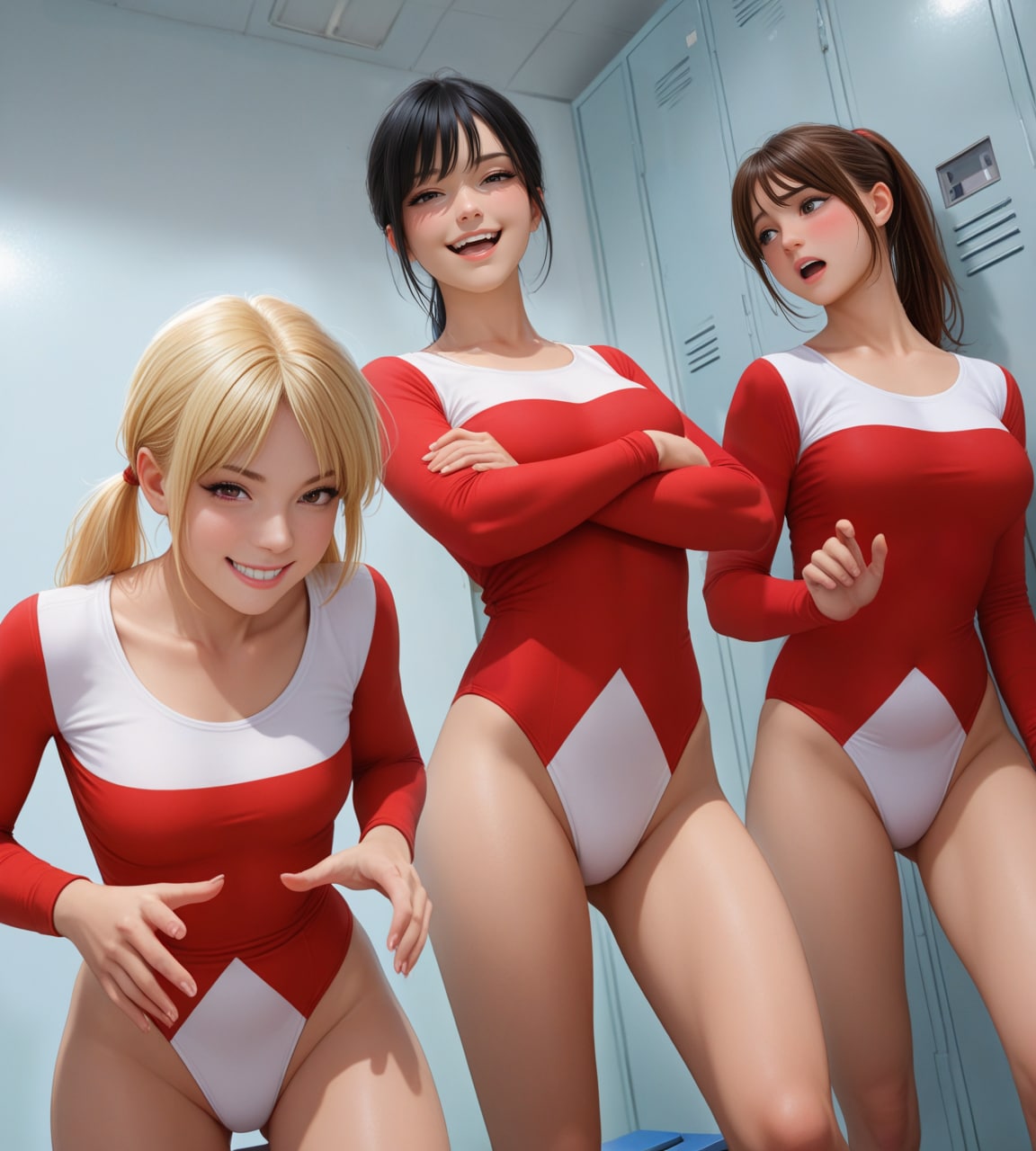 僕と、エース3人娘の「特別練習」