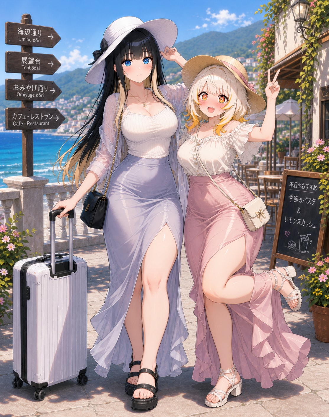 旅行の朝 | の人気AIイラスト・グラビア