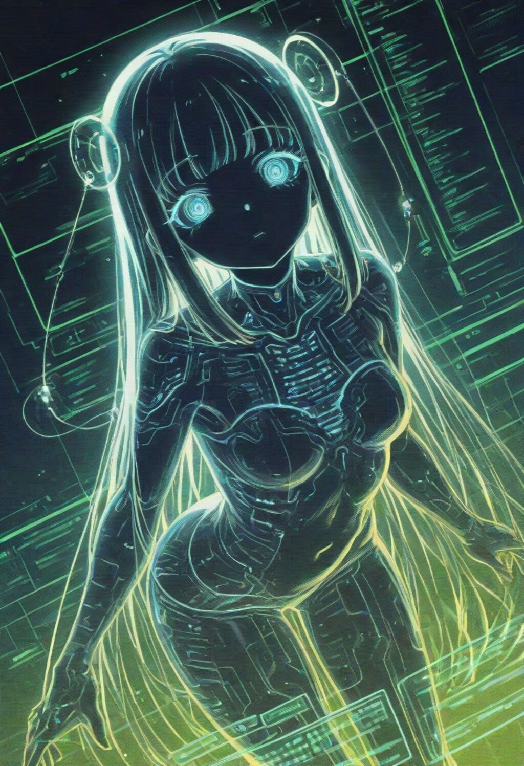 電脳世界のAI人間態やアンドロイドたち