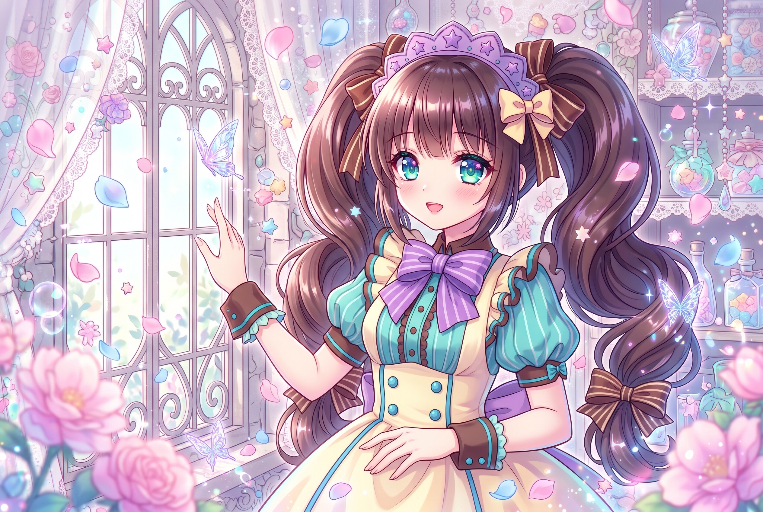 星光窓辺の菓子少女