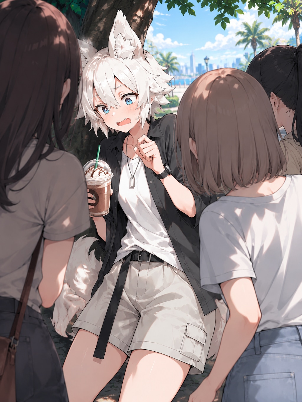 シロキ、囲まれる -Everyday Ayanagiso- アヤナギ荘の日常 #62