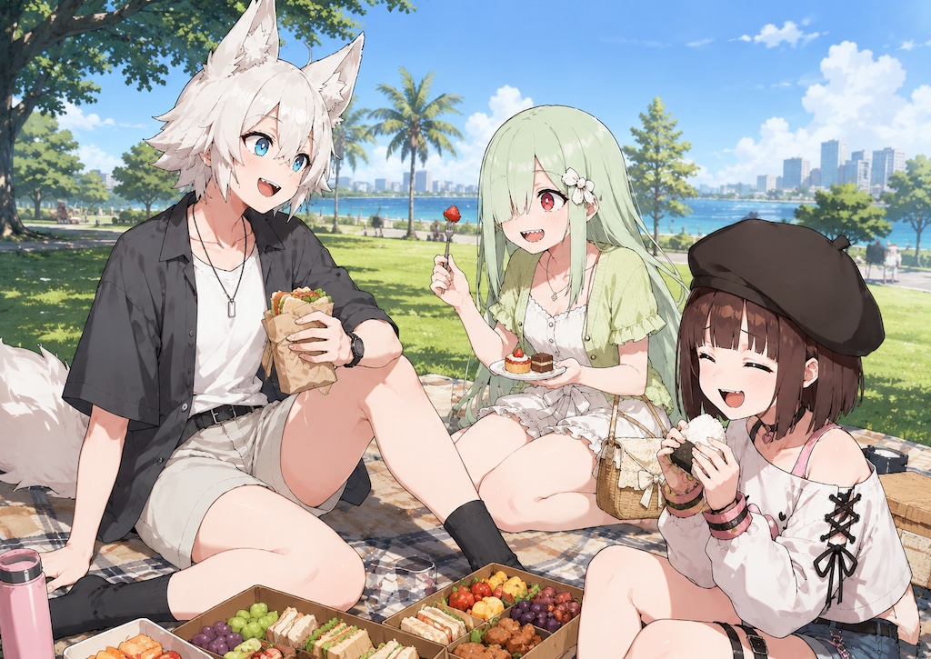 シロキ、囲まれる -Everyday Ayanagiso- アヤナギ荘の日常 #62