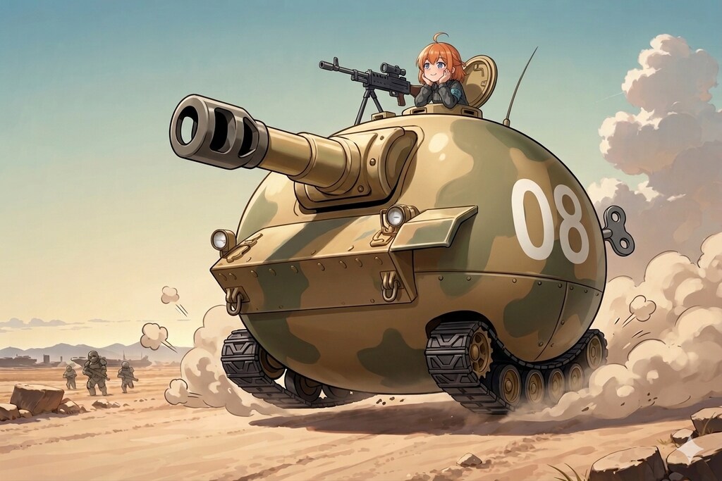たまご?戦車なのか？（何だコレ､､、、、？）