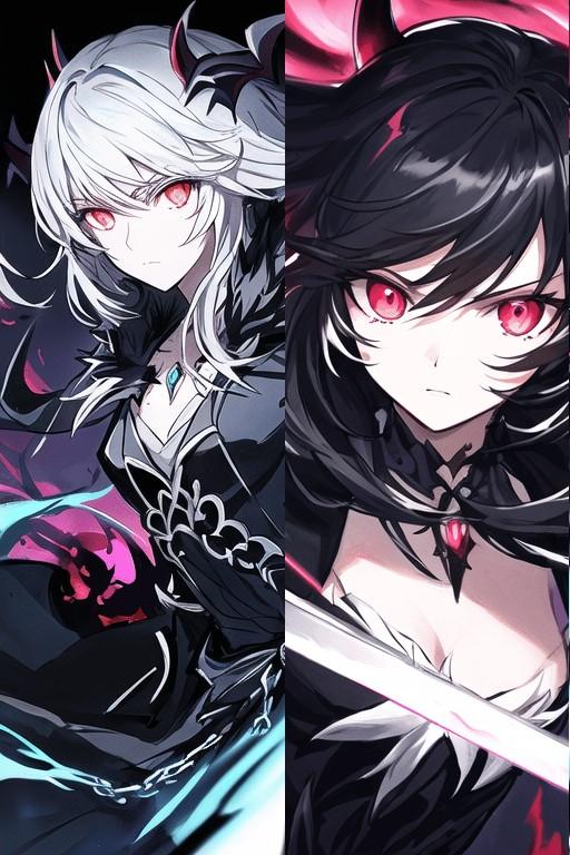 銀と黒