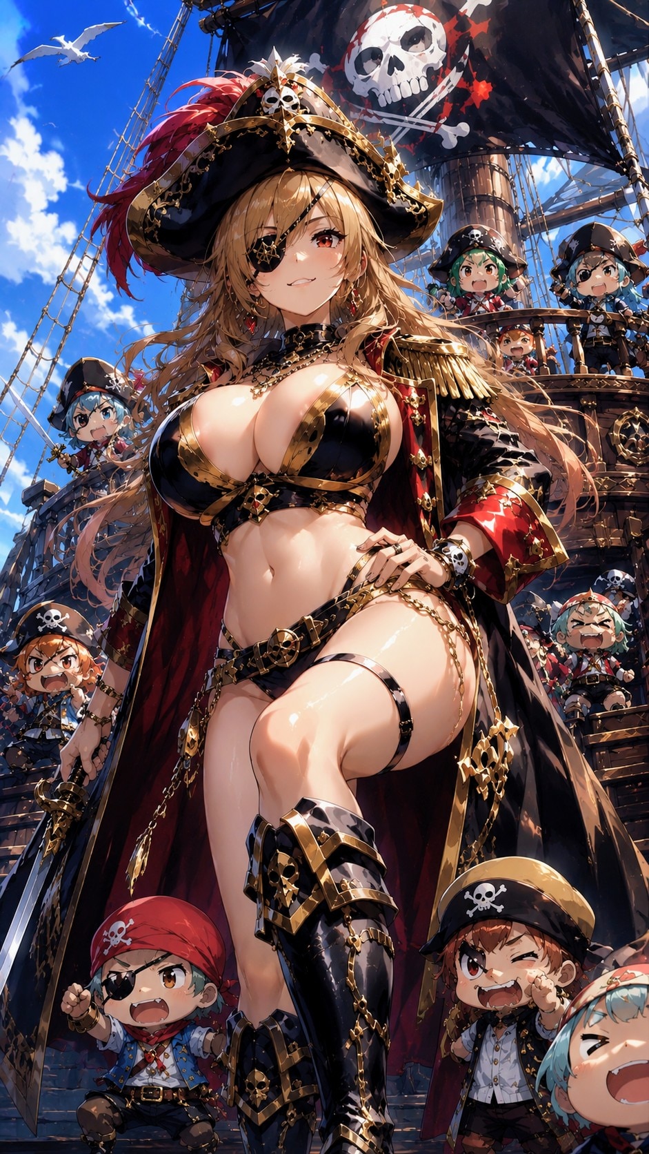 ビキニアーマーぱいレーツお姉やん☠️