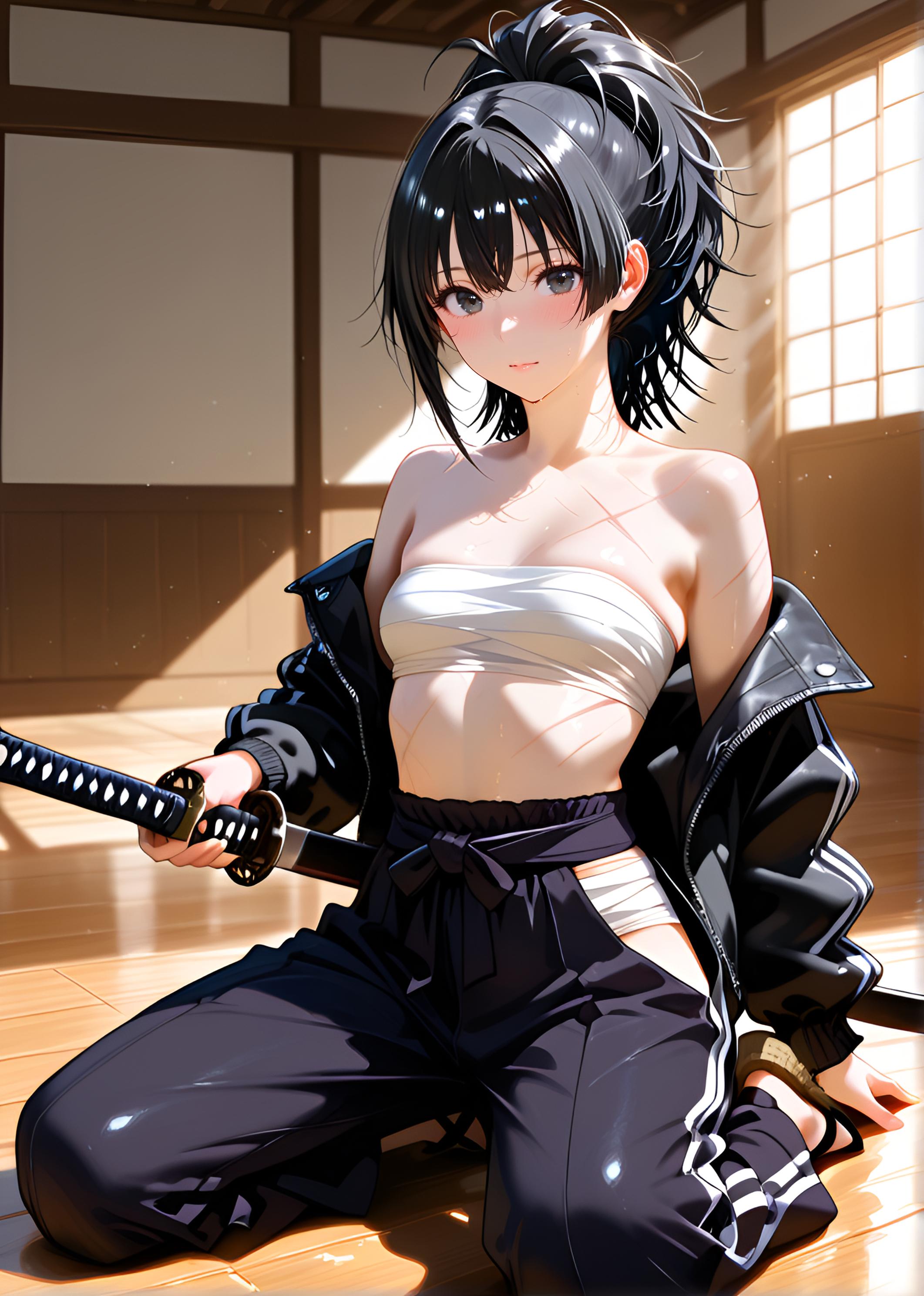 夢乃春樹（YumenoHaruki）　刀剣　帯刀