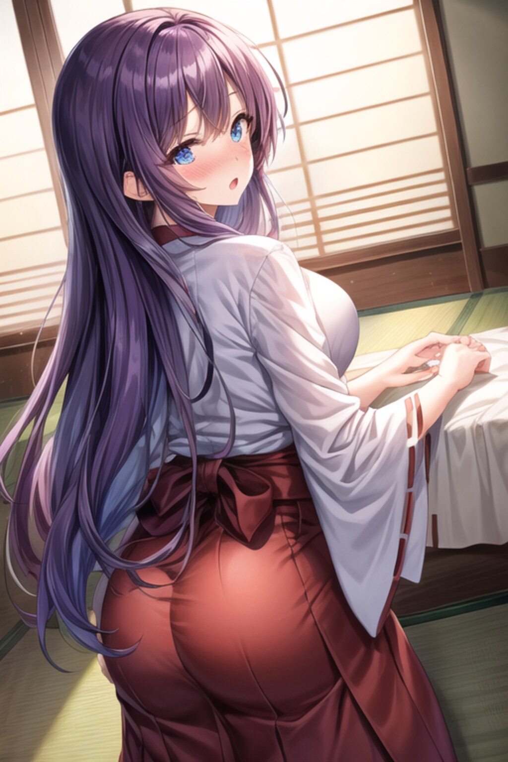 お尻(巫女)
