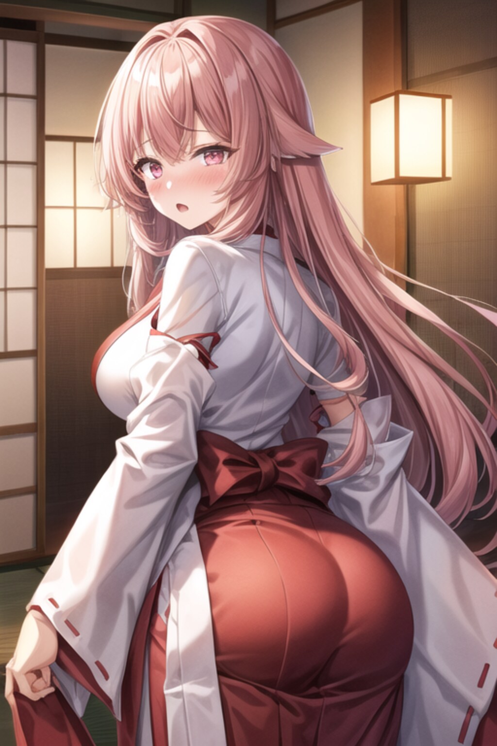 お尻(巫女)