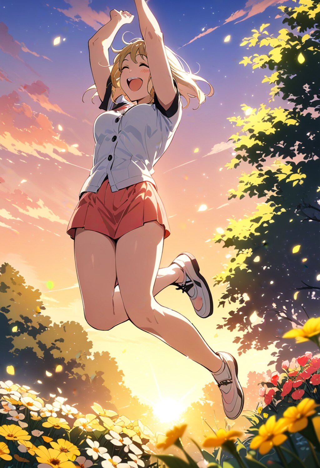 いろんな服装でじゃーんぷ！