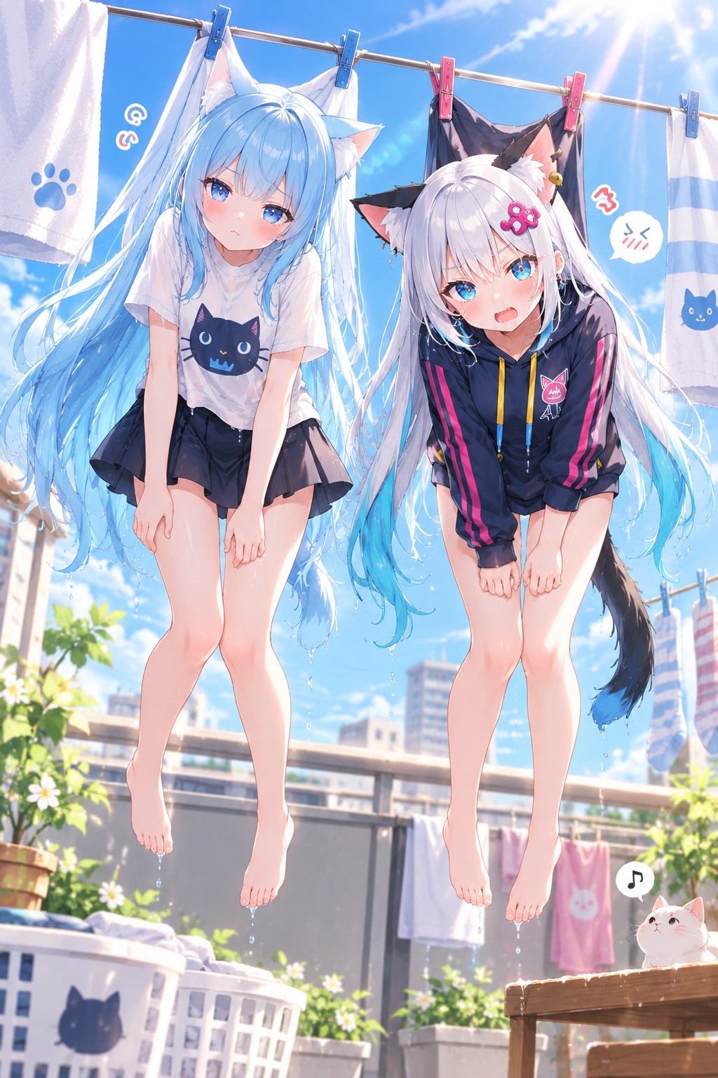 企画名 ：なにかをほす２ | の人気AIイラスト・グラビア