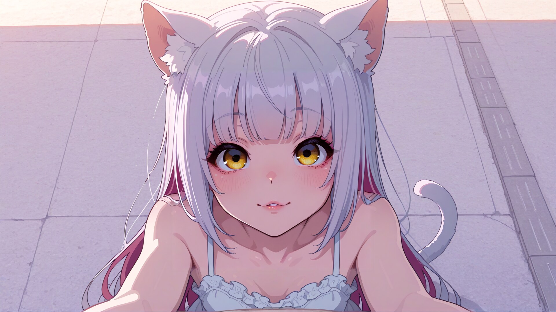 猫と一緒って猫じゃないよ！