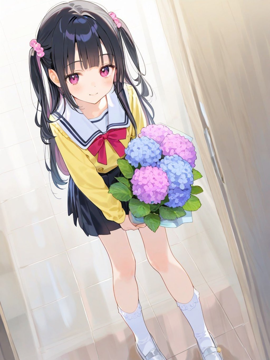 紫陽花のブーケ