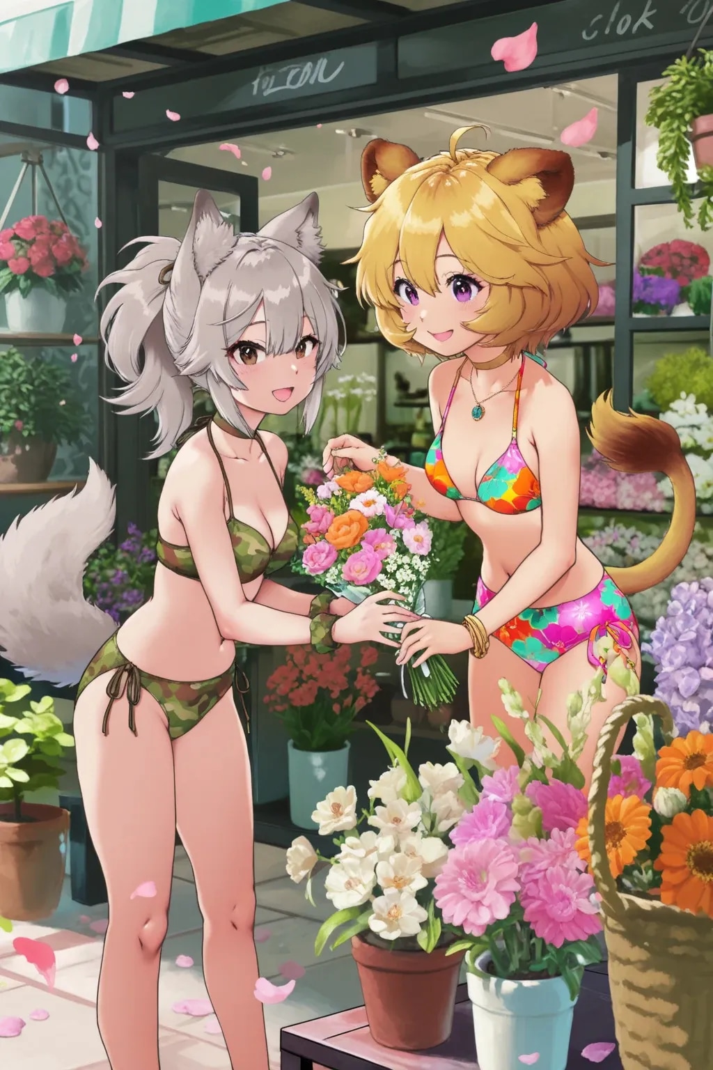 ビキニ花屋