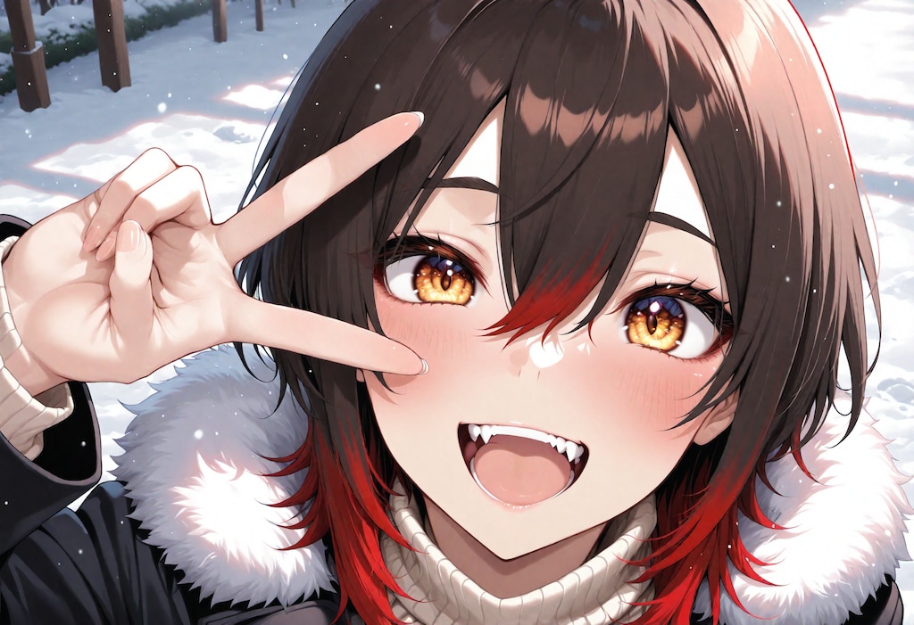 冬の日のワンショット