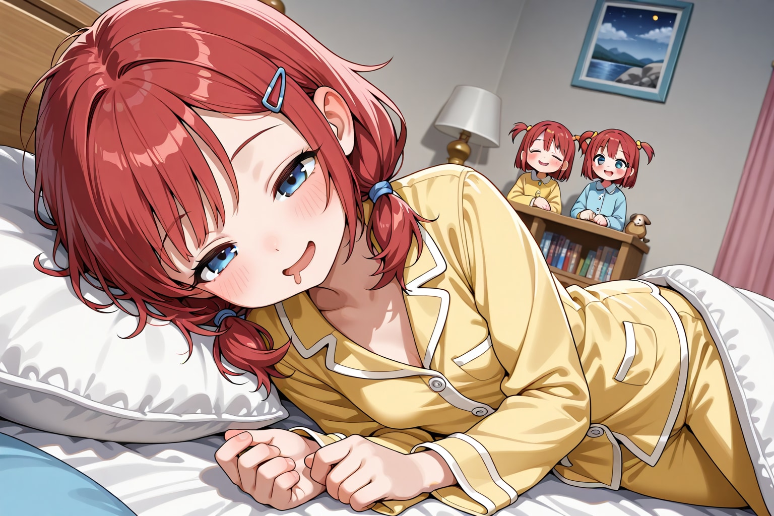 寝起きの小鈴ちゃん | の人気AIイラスト・グラビア