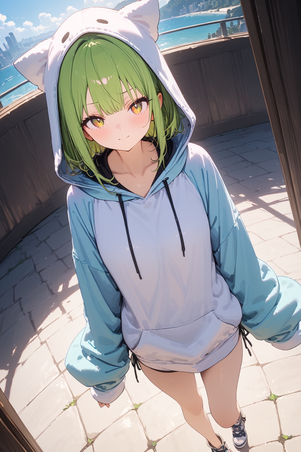 オーバーサイズフーディ