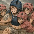 🏉泥まみれの女子ラグビー 168 4枚目