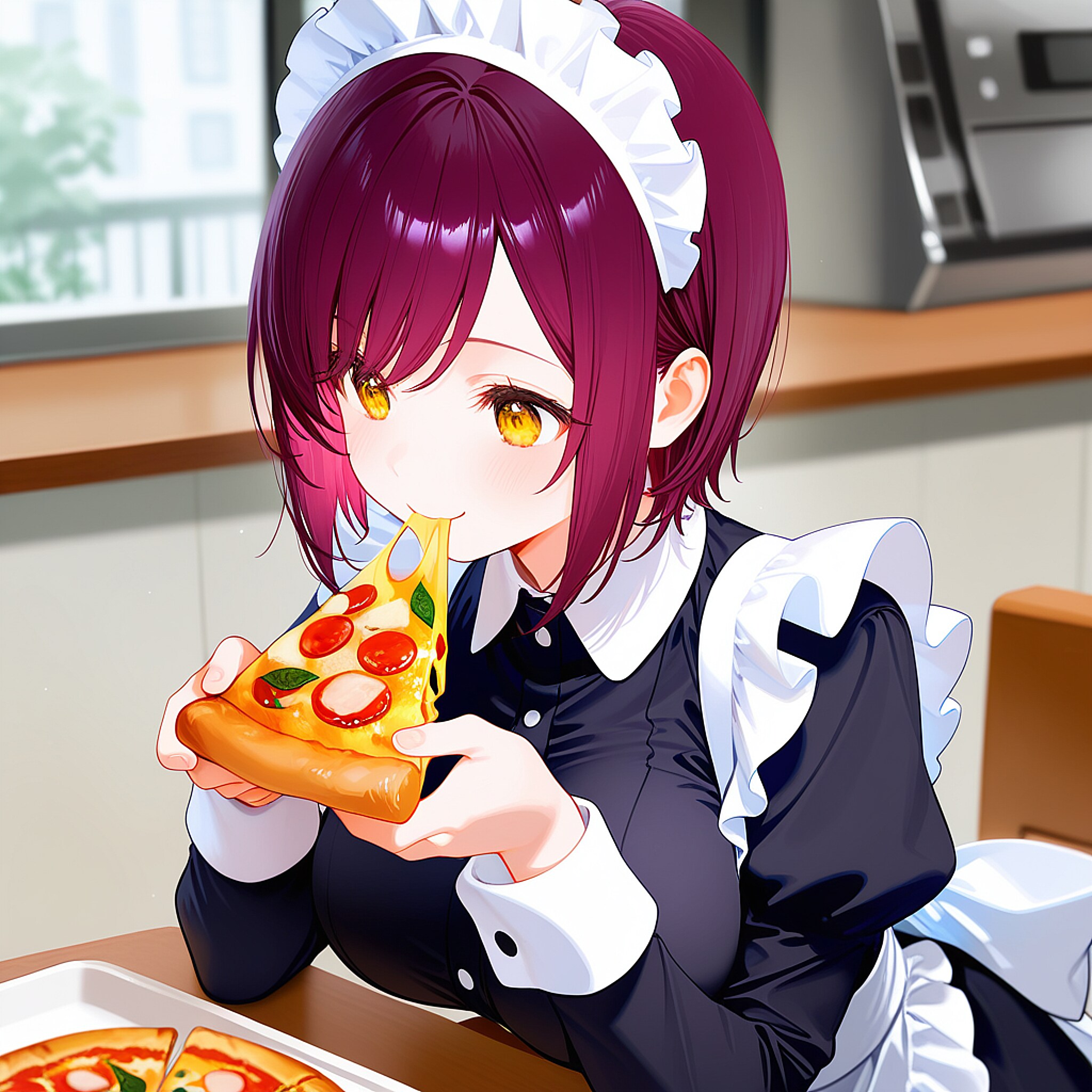 こんにちは（挨拶メイドの芽衣ちゃん）