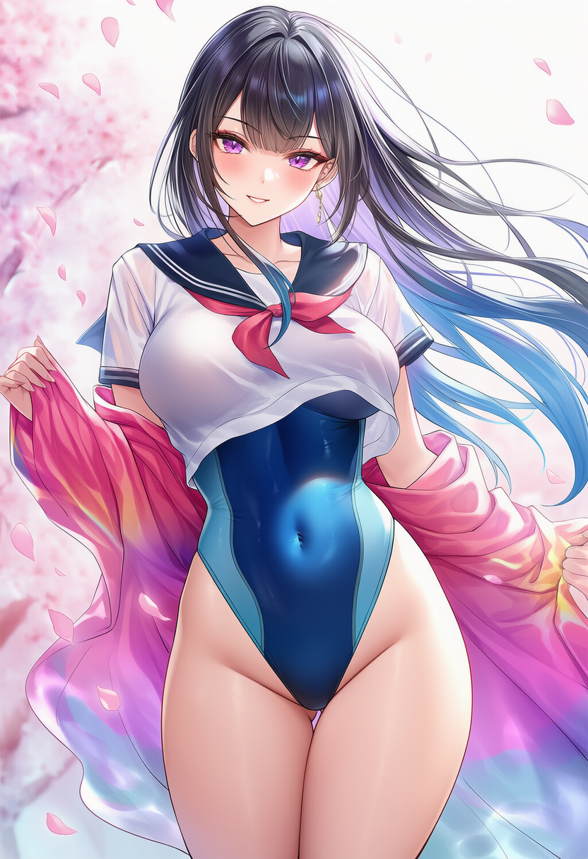 セーラー競泳水着